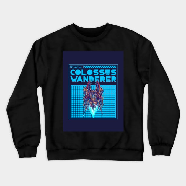 COLOSSUS WANDERER Crewneck Sweatshirt by AladdinHub